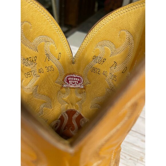 Nocona Buttercup USA Vintage, Western Cowboy Dance Hall Rodeo Boots Sz U - Picture 10 of 11
